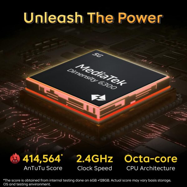 iQOO Z9 Lite 5G (Aqua Flow, 4GB RAM, 128GB Storage) | Dimensity 6300 5G | 50MP Sony AI Camera | Charger in The Box - Image 4