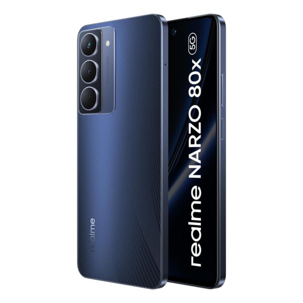 realme NARZO 80x 5G (Deep Ocean,6GB+128GB) | Dimensity 6400 5G Chipset | 6000mAh Long-Lasting Battery | 45W Fast Charge | 120Hz Eye Comfort Display | IP69 Top-Tier Waterproof - Image 3