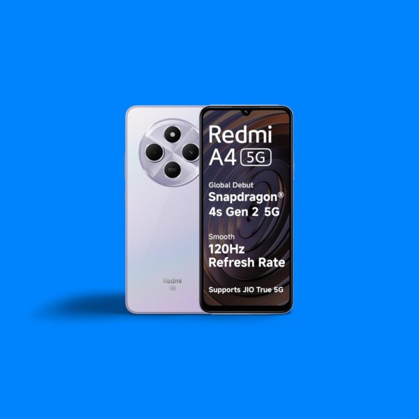Redmi A4 5G (Sparkle Purple, 4GB RAM, 64GB Storage) | Global Debut SD 4s Gen 2 | Segment Largest 6.88in 120Hz | 50MP Dual Camera | 18W Fast Charging