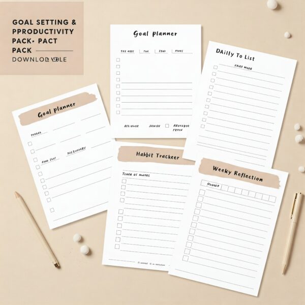 Goal Setting & Productivity Pack