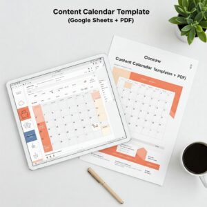 Content Calendar Template